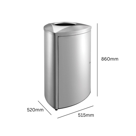 Triangular Designer Bin 70 Litre