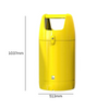 Viscount Round Hooded Litter Bin - 130 Litre