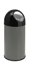 Stainless Steel Push Lid with Liner - 40 Litre