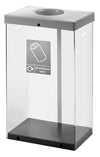 Clear Bodied Recycling Bin - 60 & 80 Litres Available