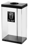 Clear Bodied Recycling Bin - 60 & 80 Litres Available