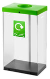 Clear Bodied Recycling Bin - 60 & 80 Litres Available