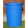 Coloured Outdoor Plastic Dustbin with Lockable Lid - 110 Litre