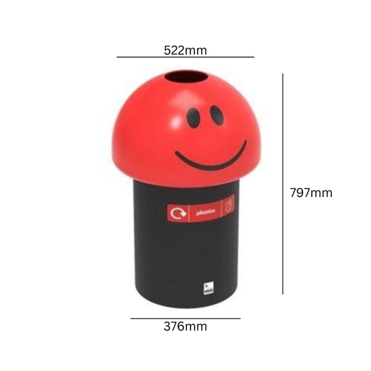 Emoji Style Recycling Bin