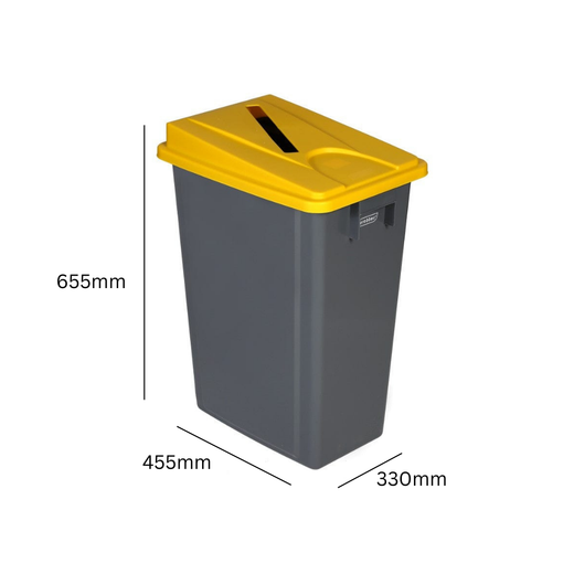 Slim Profile Recycling Bin - 60 & 80 Litre Capacity