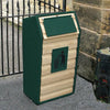 Timber Fronted Litter Bin - 105 Litres