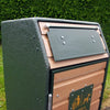 Timber Fronted Litter Bin - 105 Litres