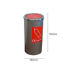 Torpedo Swing Lid Recycling Bin - 3 Sizes Available