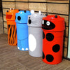 Novelty Animal Face Recycling Bins - 90 Litre