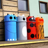 Novelty Animal Face Recycling Bins - 90 Litre