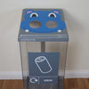 Box Cycle Novelty Animal Recycling Bins - 60 Litre