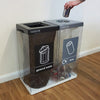 Double Box Cycle Recycling Bins - 120 & 160 Litre Available