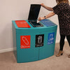 Console Recycling Bin - 240 Litre