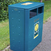 Outdoor Dual Recycling Bin - 160 Litre