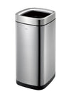 Laguna Open Top Matt Stainless Steel Litter Bin - 3 Sizes Available