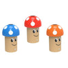 Novelty Mushroom Litter Bin with Optional Smiley Face - 60 Litre