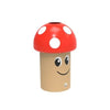 Novelty Mushroom Litter Bin with Optional Smiley Face - 60 Litre