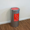 Torpedo Swing Lid Recycling Bin - 3 Sizes Available