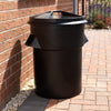 Robust Versatile Black Dustbin - 94 Litre